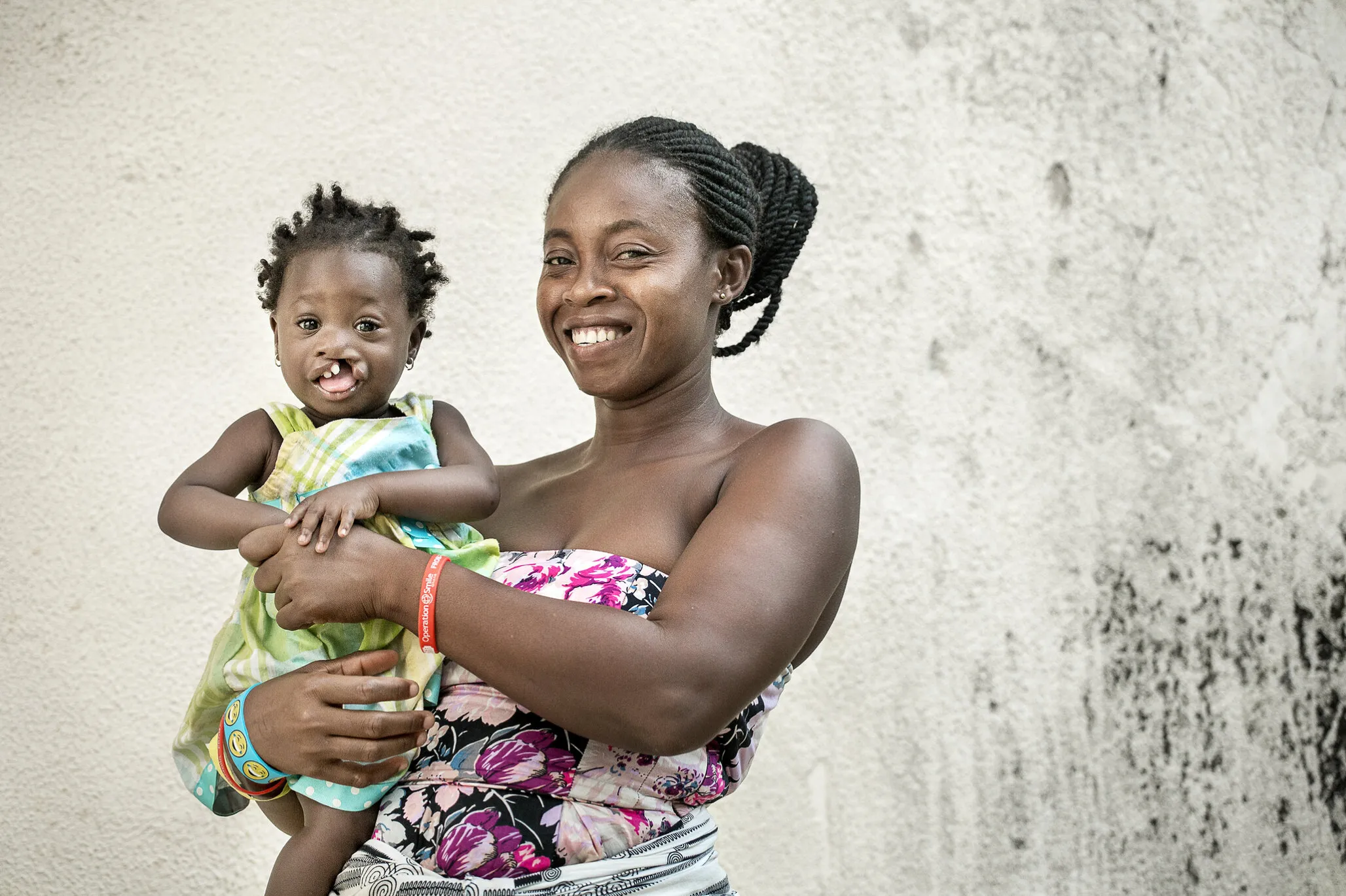 Jocelyn pictured with adoptive mother, Cynthia.