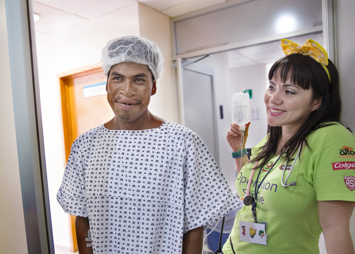 Virgilio, after surgery.