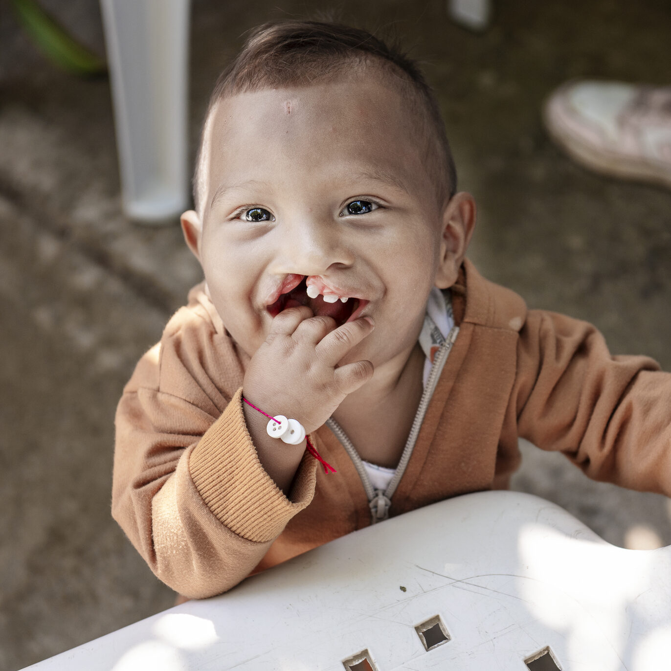 Ihan smiles for the camera.