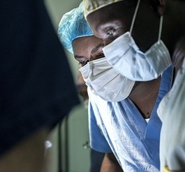 Surgical residents in Rwanda
