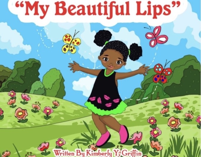 The book cover of Kimberly Griffin's children's book My Beautiful Lips