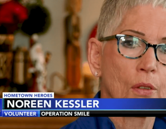 Operation Smile volunteer nurse Noreen Kessler