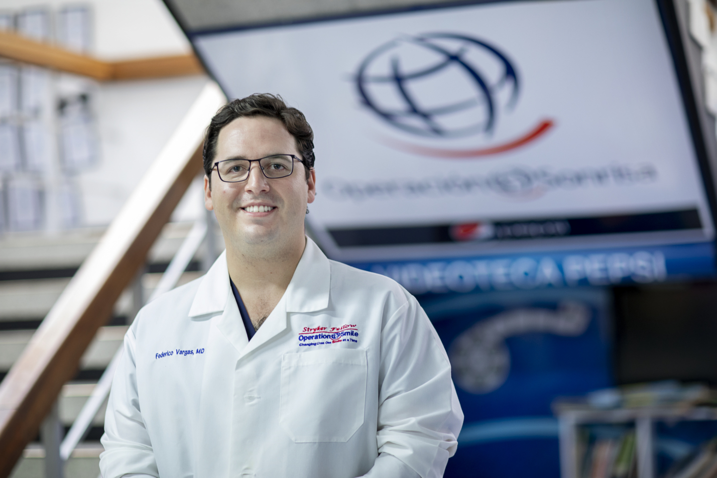 Operation Smile Colombia volunteer cleft surgeon and board member Dr. Federico Vargas Mejía.