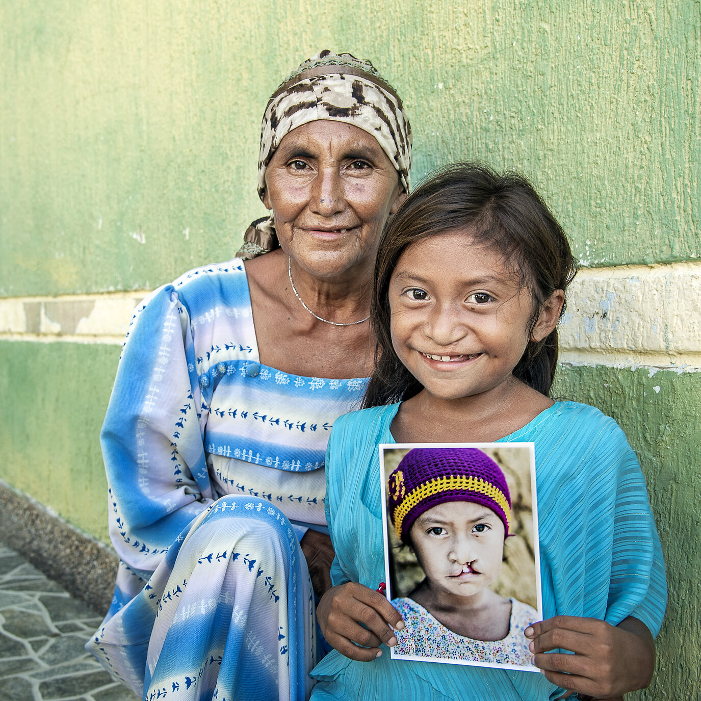 Lexxi, age 9, with her mom, Elba.