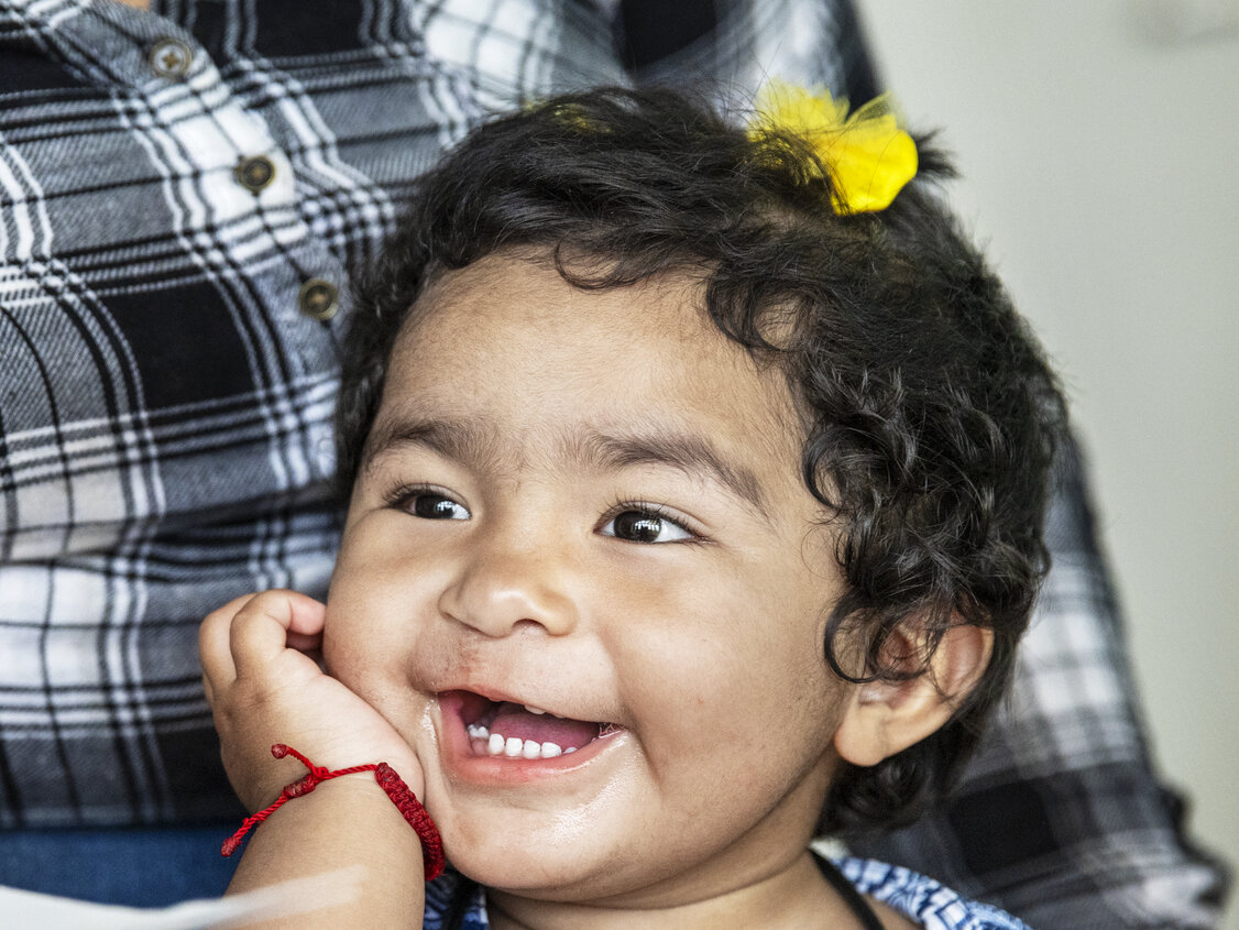 Lilia, after surgery.