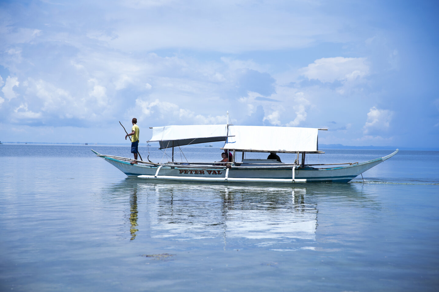 A boat in the Philippines.