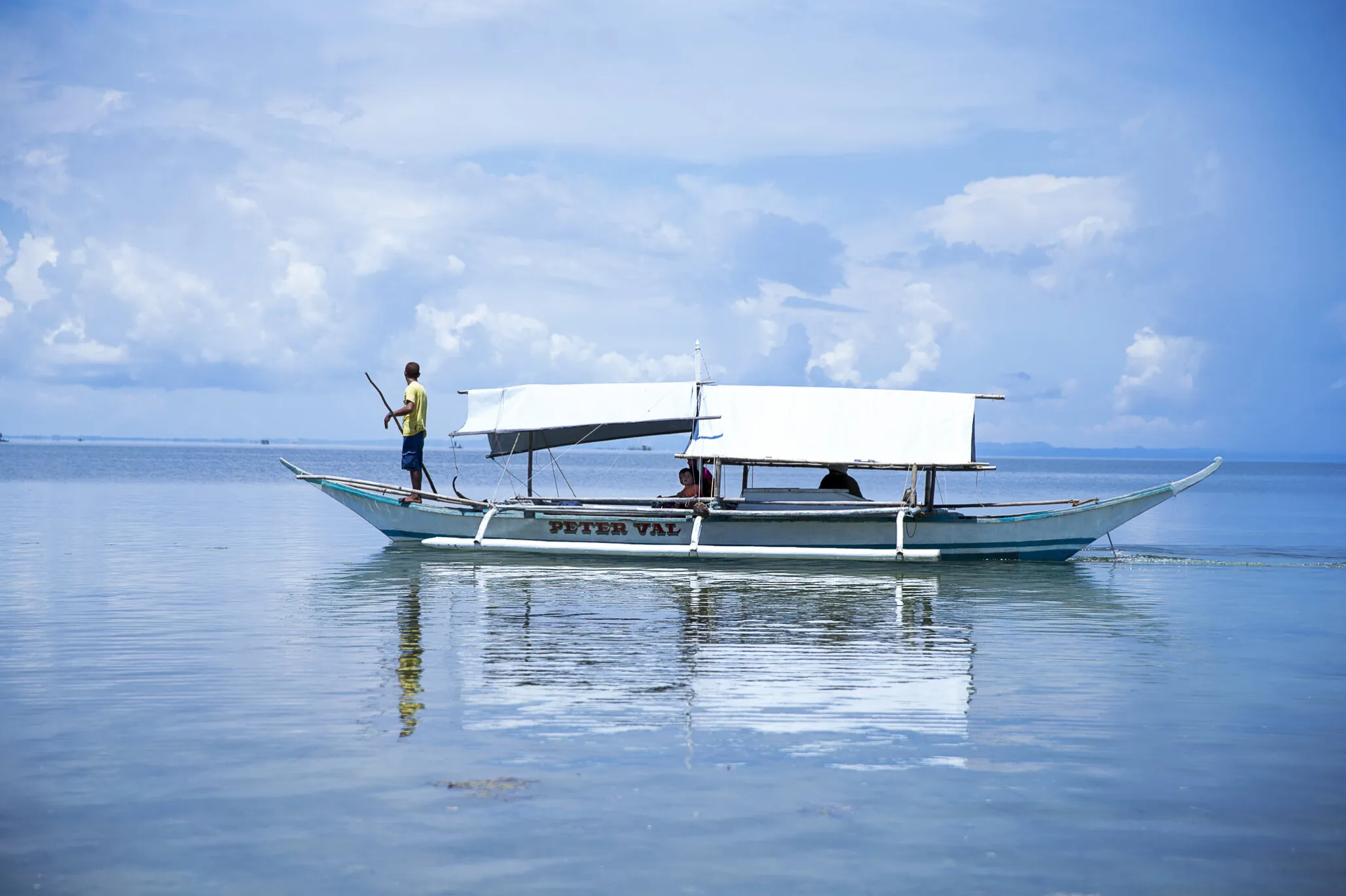 A boat in the Philippines.