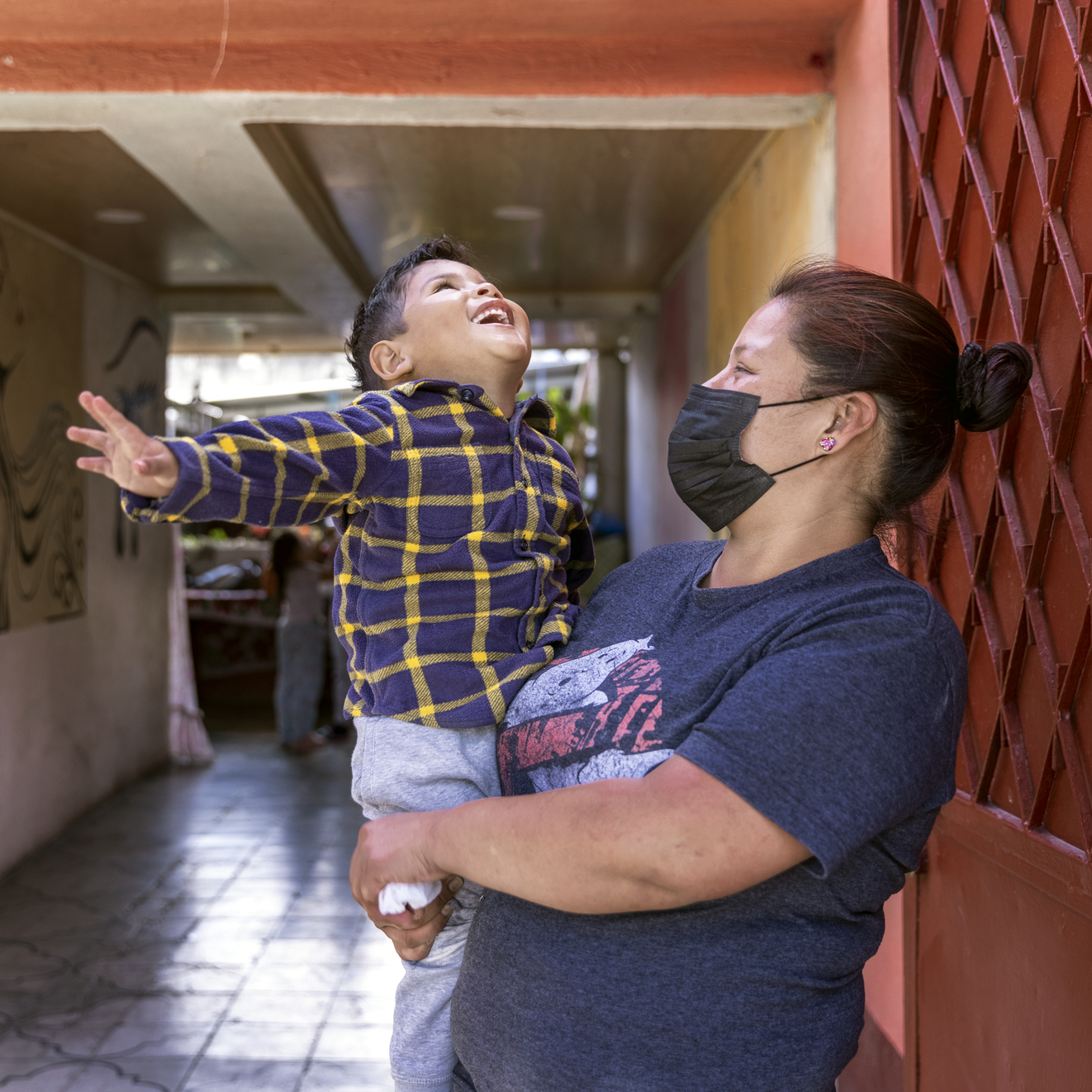 Dilan and his mom