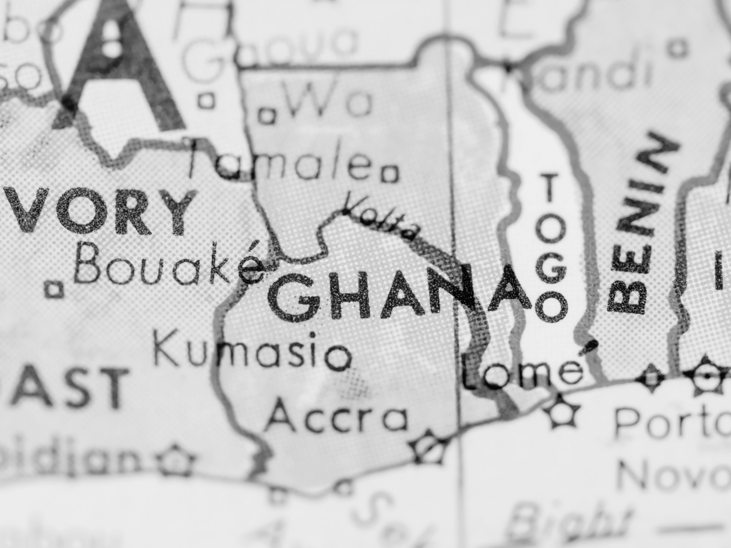 Map of Ghana