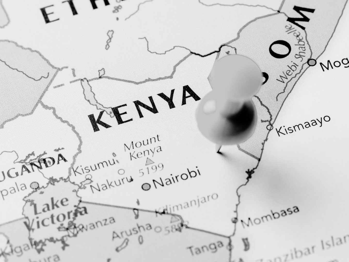Map of Kenya