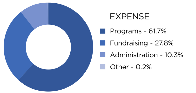 Graph of 2021 Financials