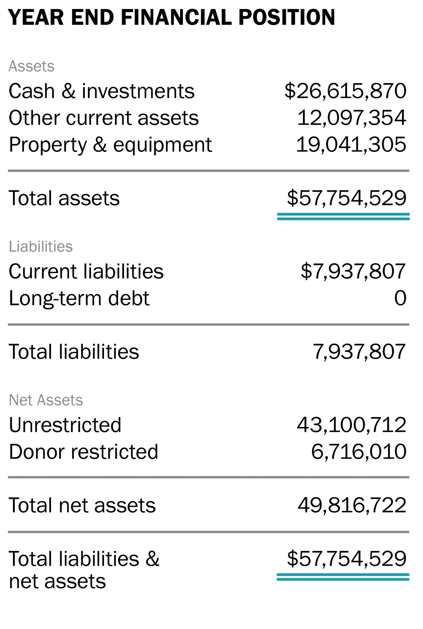2019 Financial Information