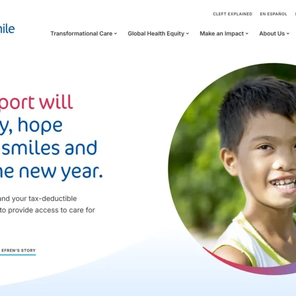 Operation Smile's New Website