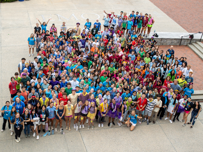 More than 350 participants from more than 20 countries pose for a group photo at the end of our 2024 International Student Leadership Conference (ISLC), hosted at Emory University in Atlanta, Georgia, U.S. (Carlos Rueda - Operation Smile photo)