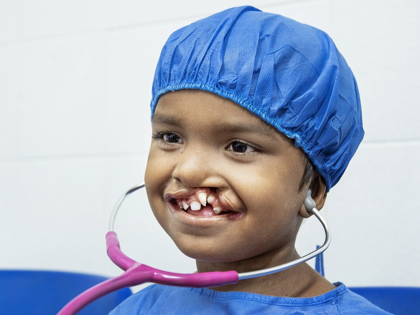 Pedro, before surgery.