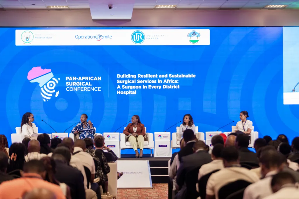 A panel speaks during the Pan-African Surgical Conference 2025.
