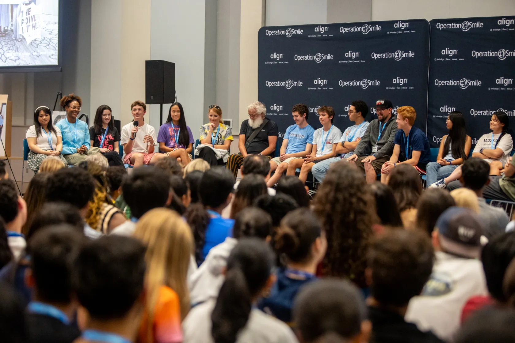 Cleft Connect Chat participants share their story at ISLC 2024.