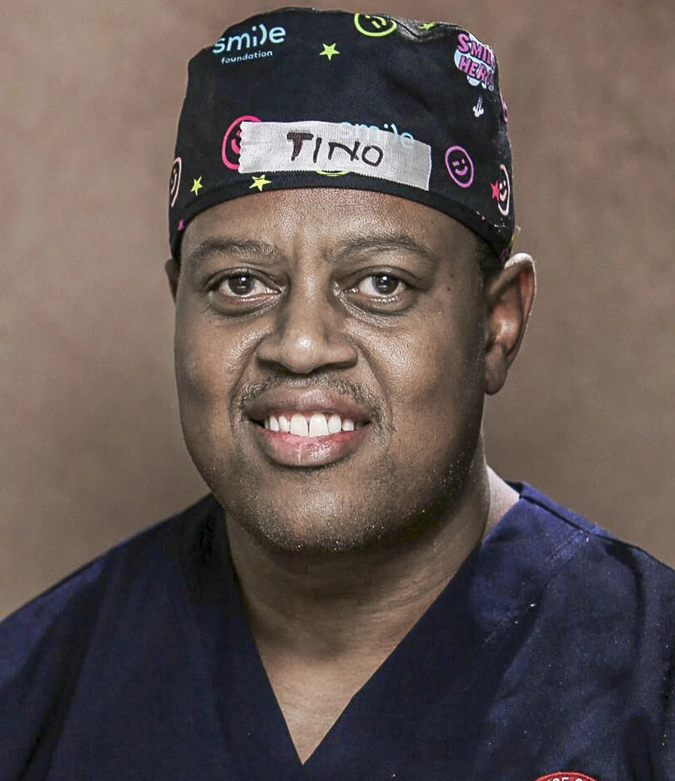 Dr. Augustino Hellar smiles for the camera