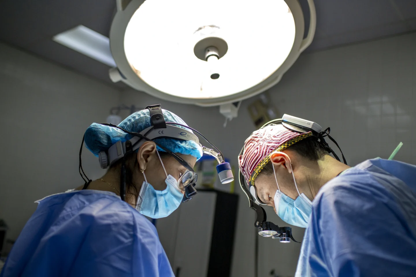 Doctors at work in Peten, Guatemala.
