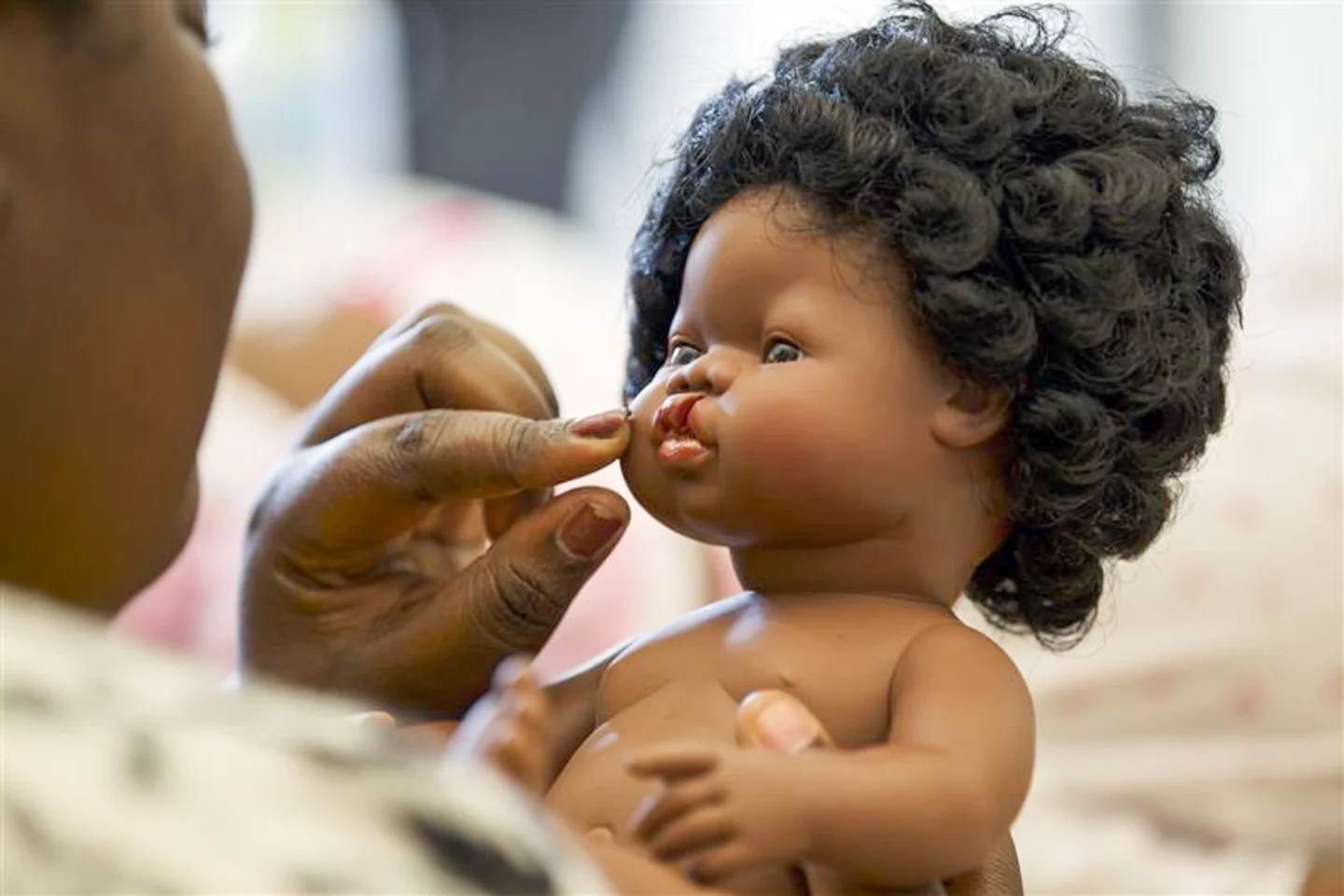 A cleft doll
