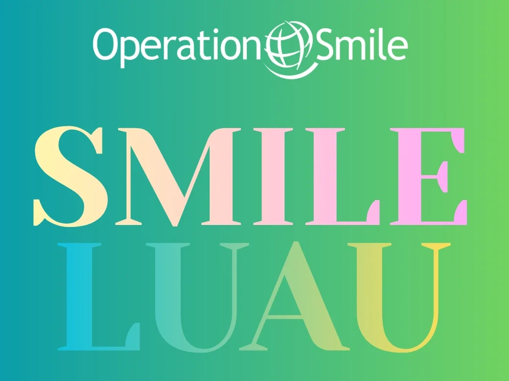 Smile Luau Invitation