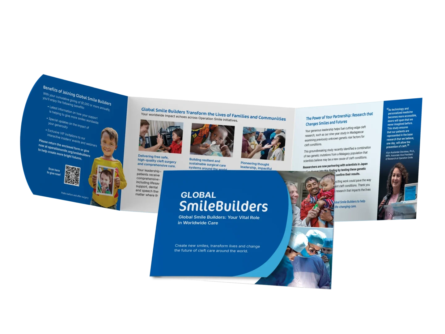 Download a booklet about Global Smile Builders today.