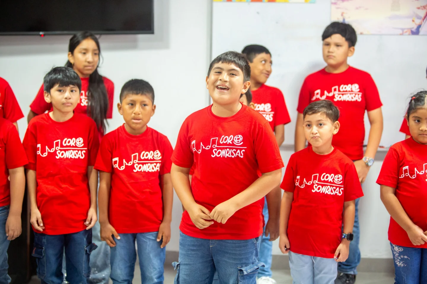 The Smile Choir performs in Peru.