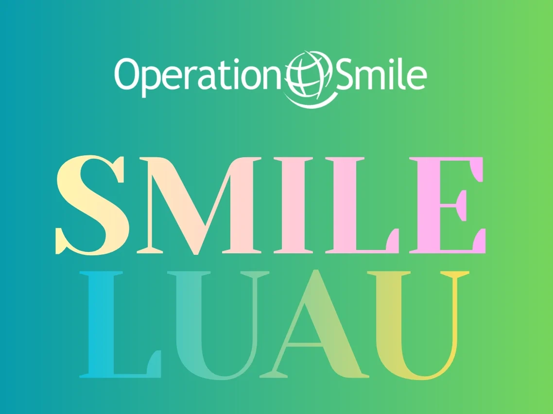 Smile Luau Invitation