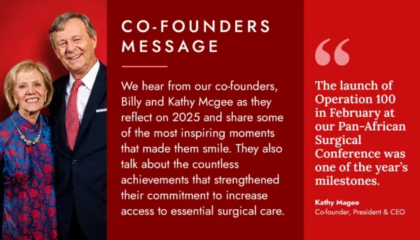 2025 Program Highlights - 2025 was a year of meaningful progress. From expanding access to essential surgical care to strengthening local health systems through Operation 100, discover the impact made possible by our global community of volunteers, partners and supporters.