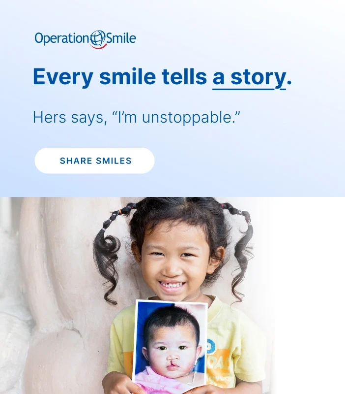 Every smile tells a story. Hers says, 