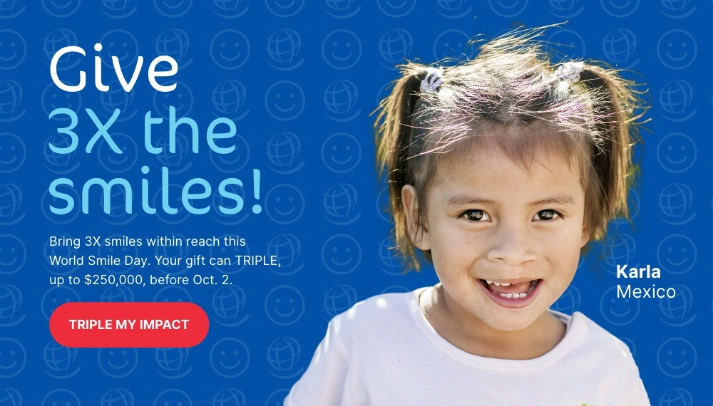 Give 3x the smiles for World Smile Day
