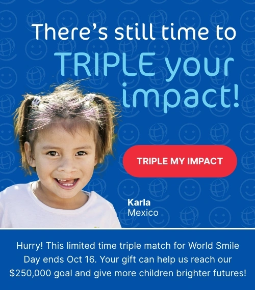 Give 3x the smiles for World Smile Day